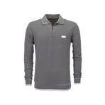 Erkek Spor Mevsimlik Polo Yaka Sweatshirt BGL-ST03932 GRİ S