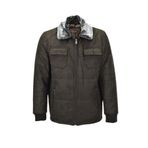 Erkek Spor Peluş Yaka Süet Mont 3126 BGL-ST03996 HAKİ 2XL