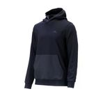 Erkek Standart Fit Kapüşonlu Cepli Siyah Sweatshirt
