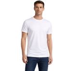 Erkek Süprem Bisiklet Yaka Beyaz T-Shirt 951