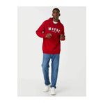 Erkek Sweatshirt Kirmizi 3Wam70102mk