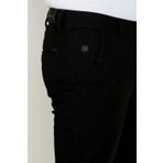 Erkek Syah Slim Fit Armürlü Chino Pantolon NCS JEANS 2194 SİYAH 32