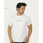 Erkek T-Shirt 40574 - Beyaz - L