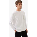 Erkek T-Shirt 40841 - Beyaz - M