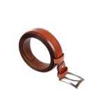 Erkek Taba Antik Hakiki Deri 3,5 Cm Klasik Kemer