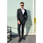 Erkek Takım Elbise Slimfit 2832 - Siyah - 54