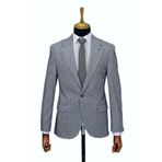 Erkek Tek Spor Ceket Çift Yırtmaçlı BGL-ST03982 LACİVERT 48