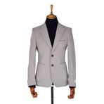 Erkek Tek Spor Ceket Çift Yırtmaçlı Gofre BGL-ST03587 GRİ 46