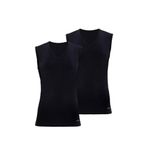 Erkek Tender Cotton 2'li V Yaka Siyah Atlet 9677 SİYAH 2XL
