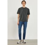 Erkek Teos Dirty Dark Blue Skinny Jean Pantolon - Koyu Mavi - 28 / 30