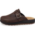 Erkek Terlik/ Panduf ( Ev ) 52 722 Ul Fly Flot Leather Man Slıpper 2507-DARK Brown - Kahve