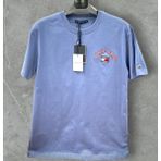 Erkek Tim Reg Badge T-Shirt - Mavi - 2XL