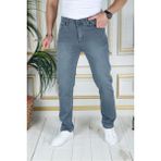 Erkek Tintyeşil Üstten Cepli Armürlü Regular Fit Rahat Kesim Esnek Chino Keten/kanvas Koton Pantolon - Tint Yeşil - 36