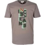 Erkek Tişört Bisiklet Yaka Haki Slim Fit %100 Pamuk T-shirt NCS JEANS 1308