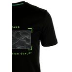 Erkek Tişört Bisiklet Yaka Siyah%100 Pamuk Slim Fit Baskılı T-shirt NCS JEANS 1104 SİYAH M