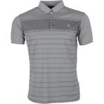 Erkek Tişört Polo Yaka Normal Kesim Desenli RAR01320 - Gri
