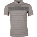 Erkek Tişört Polo Yaka Normal Kesim Desenli RAR01321 Kahverengi 2XL