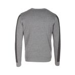 Erkek Triko Grimelanj Bisiklet Yaka Desenli Slim Fit Pamuklu Kazak NCS JEANS 3740 GRİMELANJ L