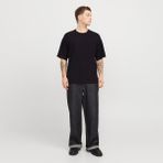 Erkek Triko Tisört - Emil - 000-Siyah - 2XL