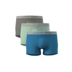 Erkek Trunk Logo Detaylı Çok Renkli 3'lü Boxer