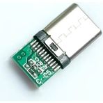 Erkek Type C To Dip Soket 4 Pin USB 3.1 Smd Lehimlenebilir Padler Konnektör Telefon Şarj Board USB Kablo Flash Disk