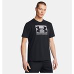 Erkek Ua Boxed Sports Updated Kısa Kollu Tişört 1386793-001 - Siyah