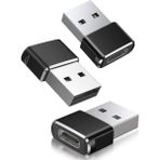 Erkek USB to Dişi Type-C Çevirici Data Adaptör OTG Dönüştürücü SİYAH