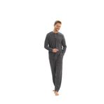 Erkek Uzun Kol Antrasit Pijama Takım C2T4N5O9 ANTRASİT L