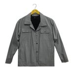 Erkek Uzun Kol Cepli Slim Fit Yağmurluk Ceket GRİ S