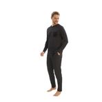 Erkek Uzun Kol Siyah Pijama Takım C2T5N4O9 SİYAH XXL