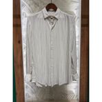Erkek Uzun Kollu Çizgili Haki Yazlık Gömlek 6085-56 - 2XL - Yeşil