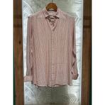 Erkek Uzun Kollu Pembe Yazlık Gömlek 6072-53 - 2XL