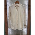 Erkek Uzun Kollu Sarı Yazlık Gömlek 6073-16 - XL - Bej