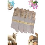 Erkek Ve Kadin Kislik Termal Etkili (5Li Paket) Lambswool Kuzu Yun Corap