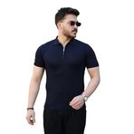 Erkek Viskon Kumaş Polo Yaka Tişört