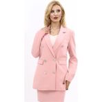 Erkek Yaka Kuruvaze Blazer Ceket-Pudra - 44