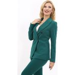 Erkek Yaka Torba Cepli Klasik Ceket-Zümrüt - Yeşil - 42
