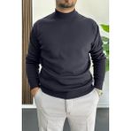 Erkek Yarım Balıkçı Normal Kalıp Kazak Lacivert EDW409 - XL
