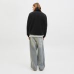 Erkek Yarim Fermuarli Sweatshirt - Soho - 001-Siyah - 2XL