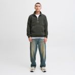 Erkek Yarim Fermuarli Sweatshirt - Soho - 01H - Yeşil - XL