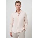 Erkek Yavruağzı Slim Fit Italyan Yaka Gömlek - XL