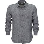 Erkek Yazlık Slim Fitt Uzun Kol Gömlek 2431 BGL-ST04755 - XL - Füme