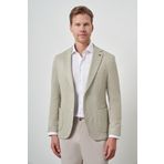 Erkek Yeşil Örme Slim Fit Ceket