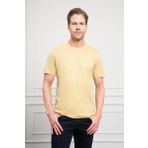 Erkek Yeşil Trend Dinamik Fit Bisiklet Yaka T-Shirt