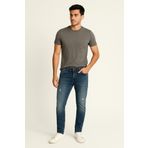 Erkek Yırtık Detay Likralı Skinny Fit Açık Mavi Jean Pantolon