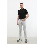 Erkek Yirtik Detayli Slim Fit Jean Pantolon