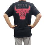 Erkek Yuvarlak Yakalı Yazılı Baskılı Kısa Kollu Siyah Tişört Ety-Bll - XL