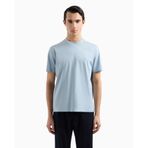 Erkek%100 Pamuklu Regular Fit Yuvarlak Yakalı Kısa Kollu Mavi T-Shirt EM000983 AF13669-U9275