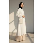 Erkek/Kadın Günlük Crossbody Çanta – Fermuarlı Model (Hac ve Umre) (Bej)