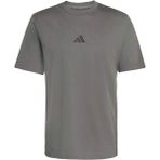 Erkekler için adidas Essentials 3-Stripes Gri Tişört Pamuklu Rahat Kesim Günlük Kullanım - XL